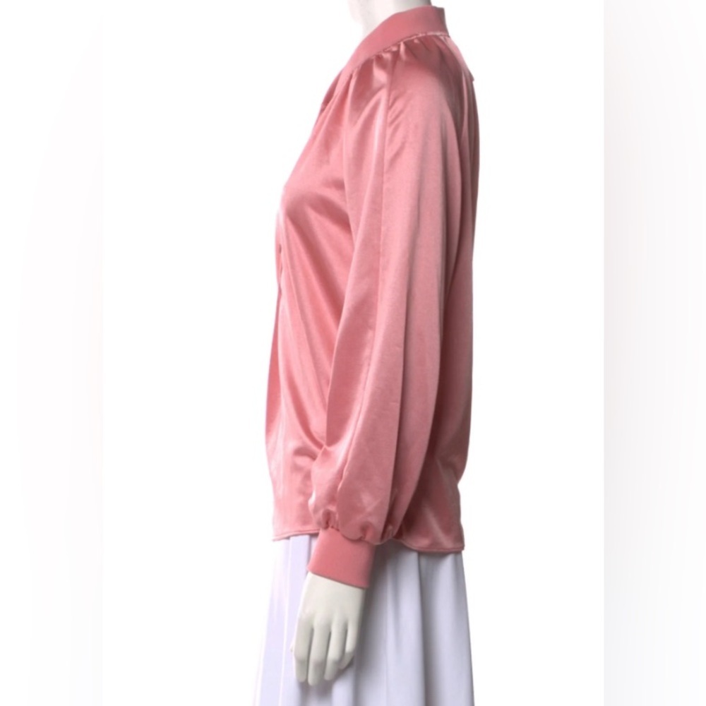 Tibi Blush Pink Satin Blouse - Picture 2 of 10